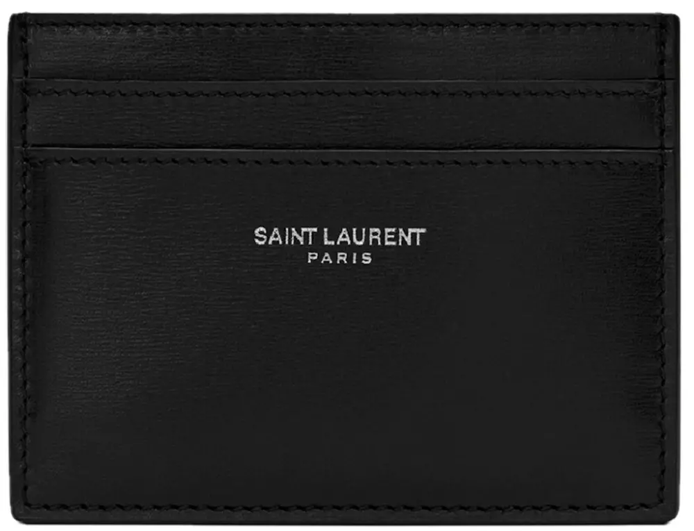 Ví Saint Laurent Paris Credit Card Case ‘Black’ 3759460U90N1000