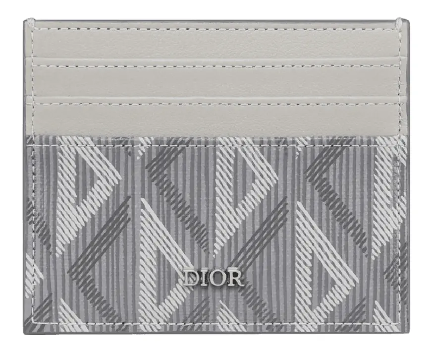 Ví Dior Card Holder ‘Dior Gray CD’ 2ESCH135DCO-H42E