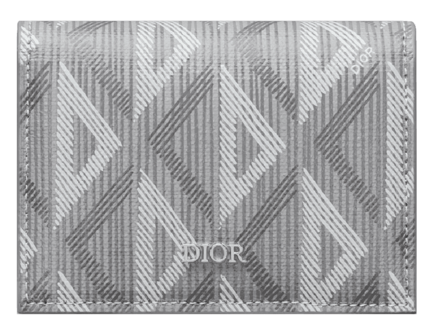 Ví Dior Business Card Holder ‘Grey CD Diamond’ 2ESCH136DCO-H42E