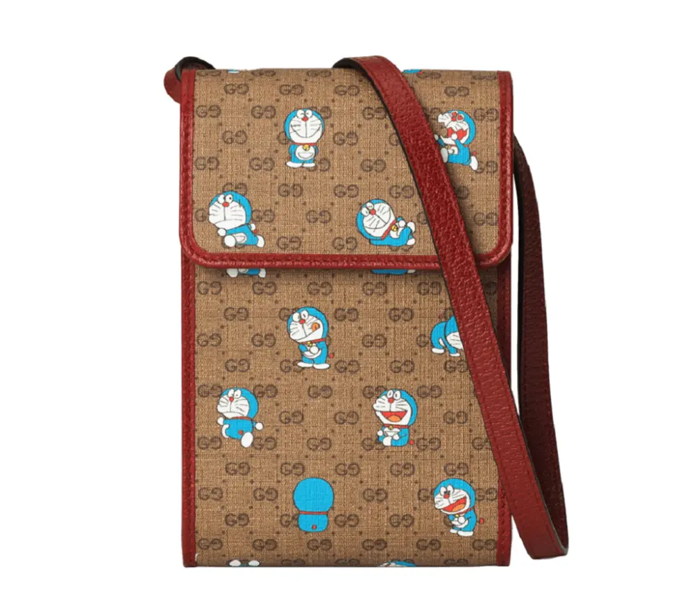 Túi Gucci x Doraemon Bag 'Ebony' 647805-2TUBG-8580