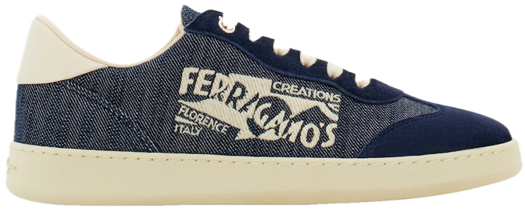 Giày Salvatore Ferragamo Low Top Sneaker ‘Blue’ 030618-773754