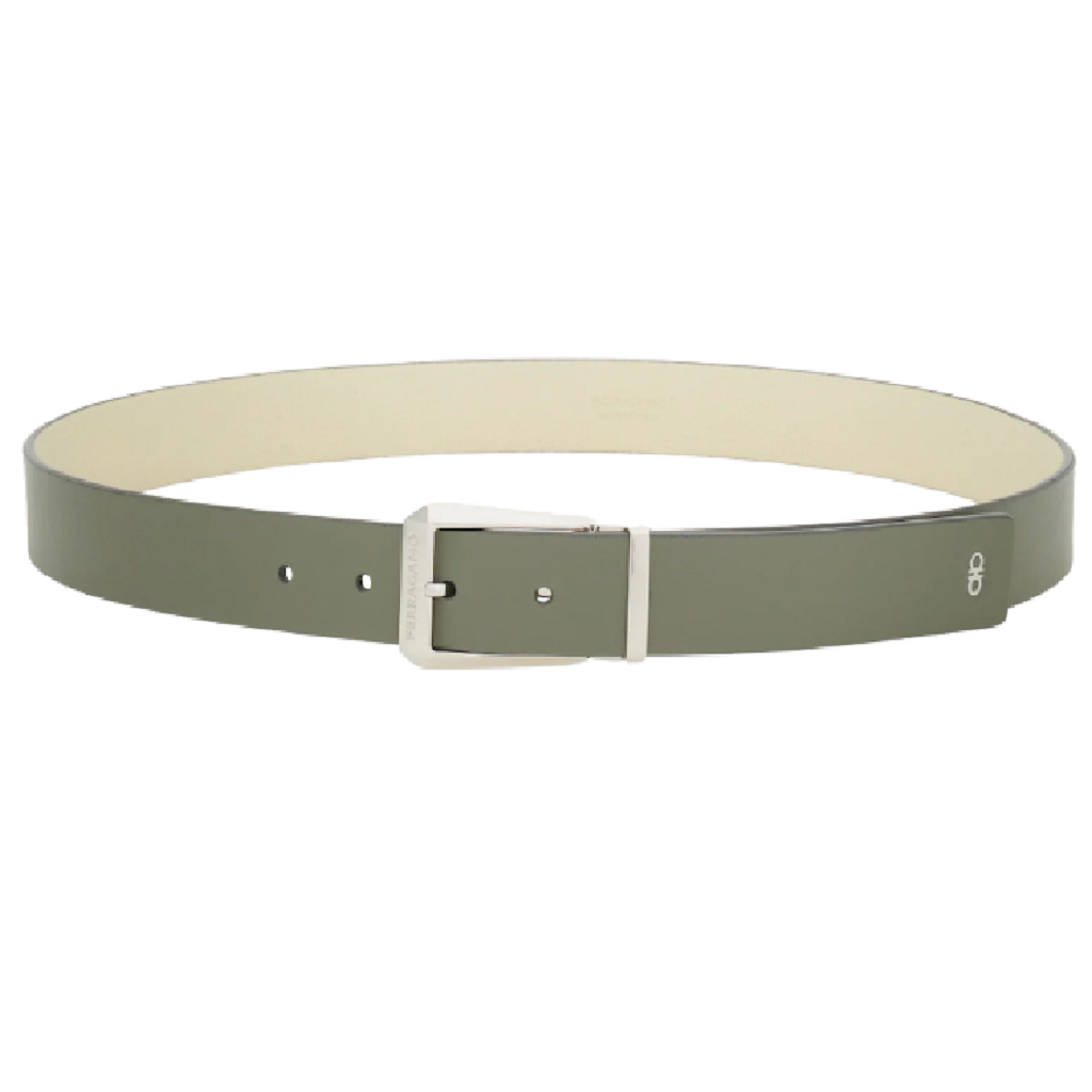 Thắt Lưng Salvatore Ferragamo Reversible ‘Grey’ 670374-775806