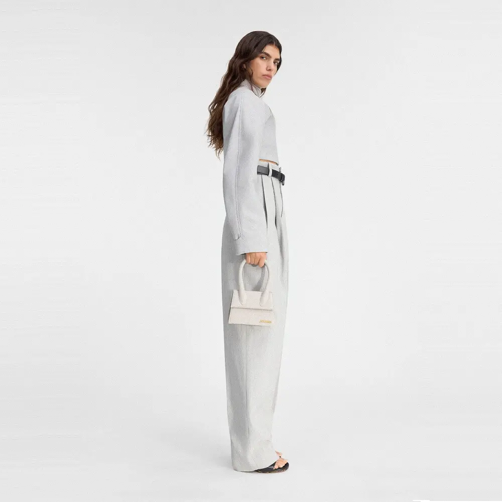 Alternative view of Túi Jacquemus The Medium ‘Greige’ 213BA002-3071-140
