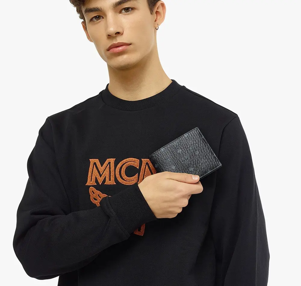 Ví MCM Bifold Wallet With Card Case 'Black' MXSAAVI02BK001 - Ảnh 3