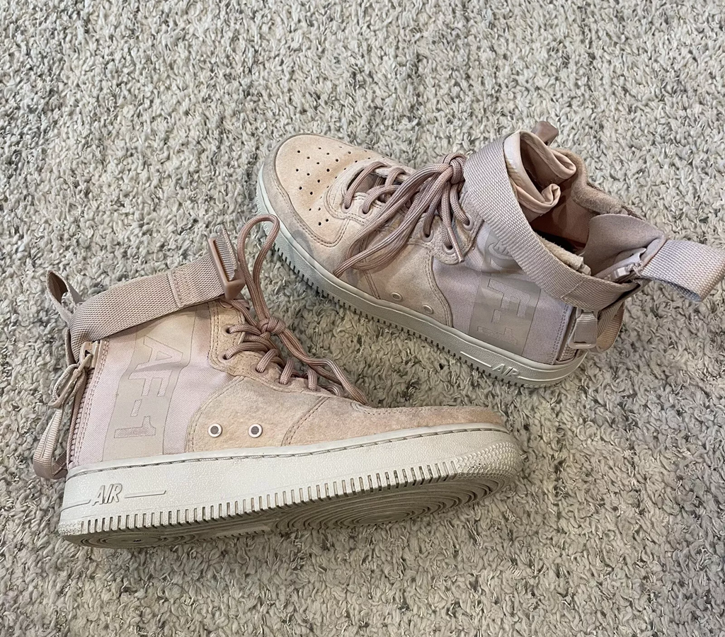 Giày Nike SF Air Force 1 Mid ‘Particle Beige’ AA3966-201 - Ảnh 2