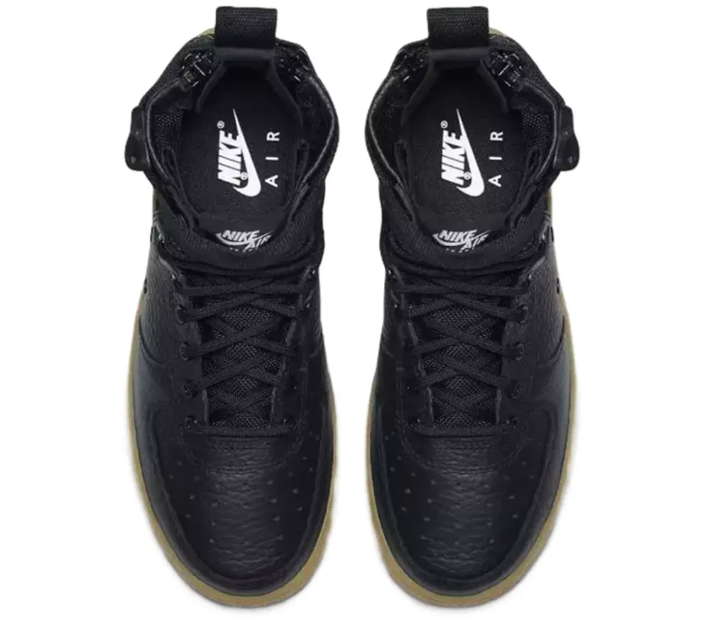 Giày Nike SF Air Force 1 GS ‘Mid Black Gum’ AJ0424-001 - Ảnh 4
