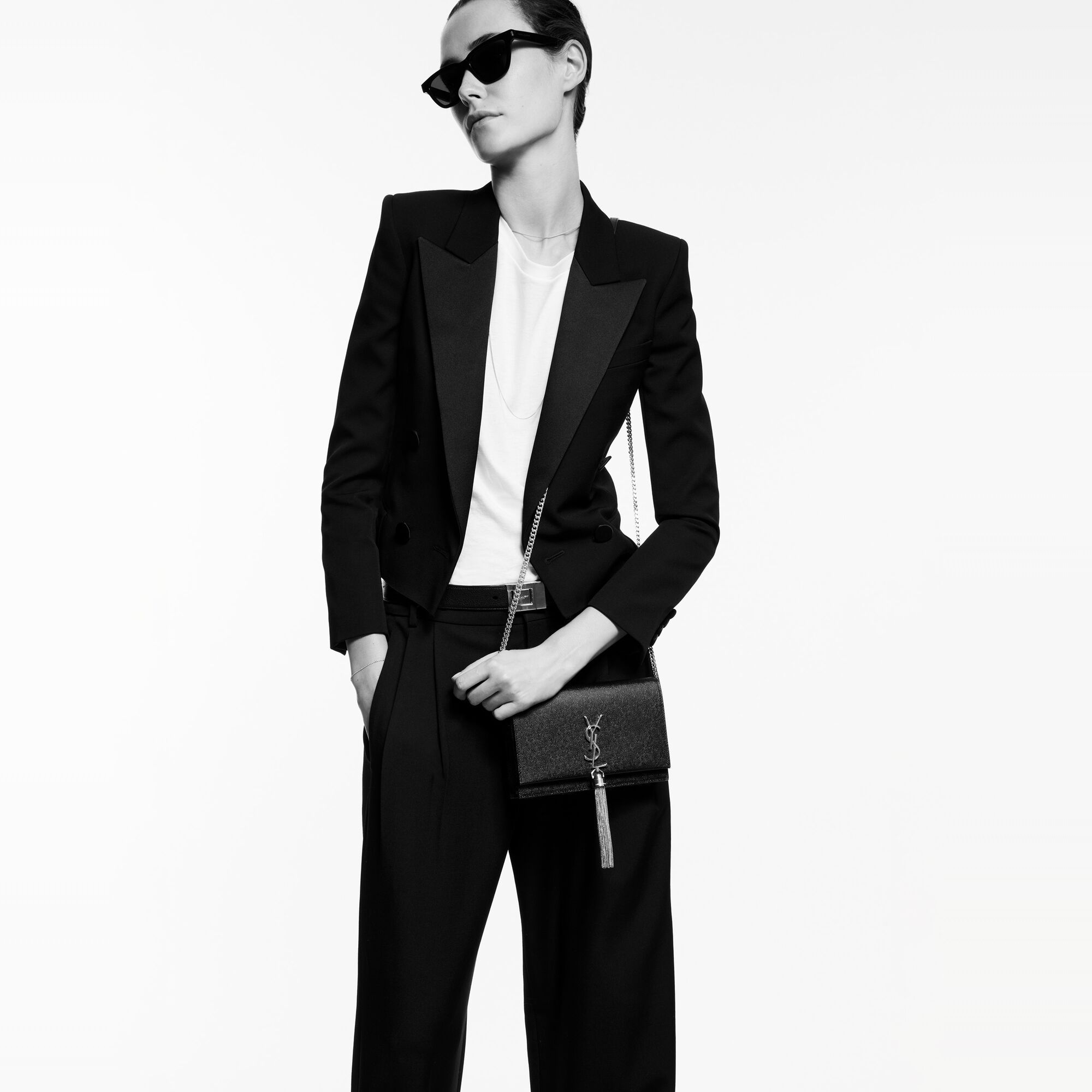 Alternative view of Túi Saint Laurent Kate ‘Black’ 474366DND0J1000