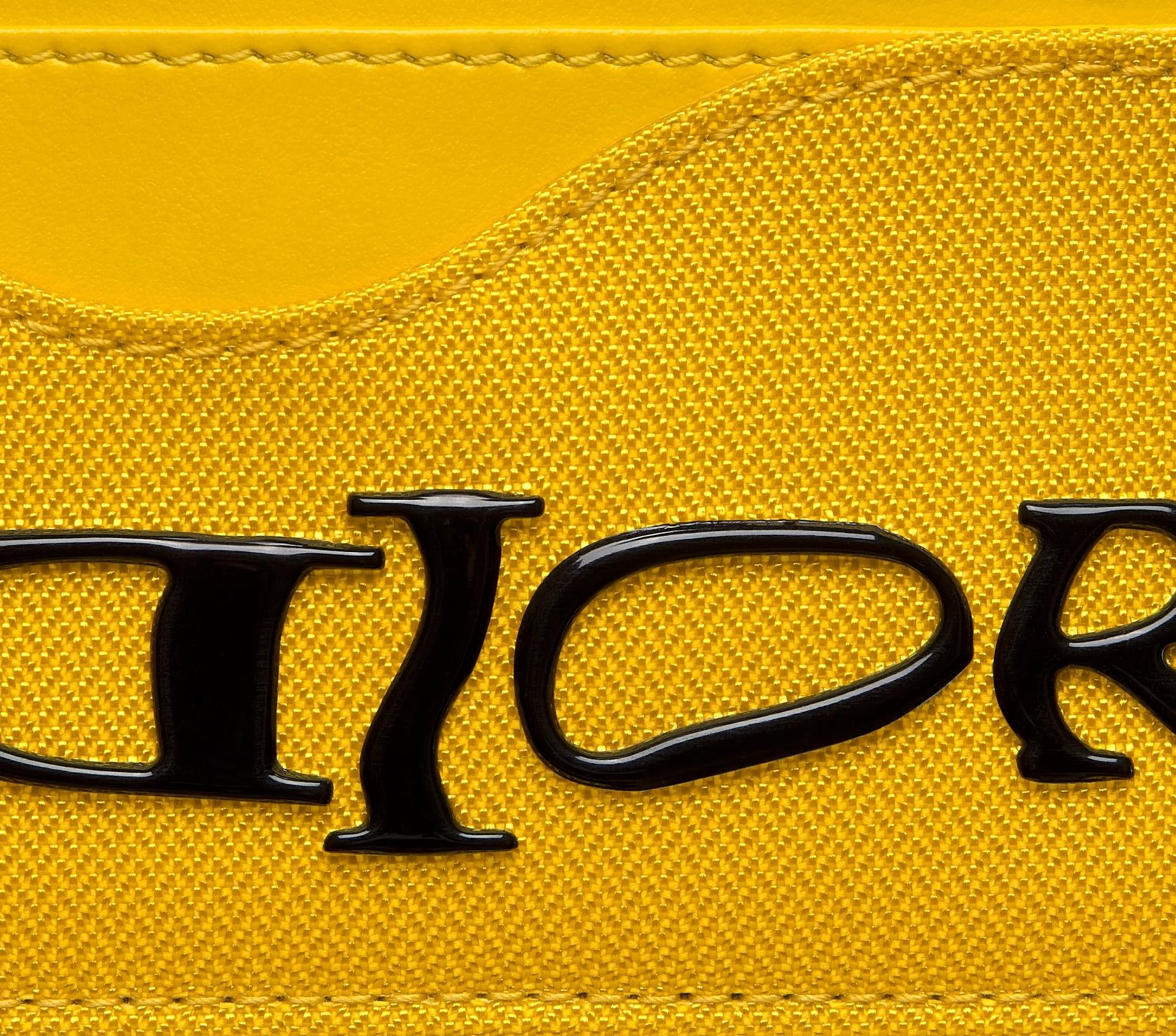 Alternative view of Ví Dior Lewis Hamilton Saddle Card Holder ‘Yellow’ 2ADCH164LWH-H20E