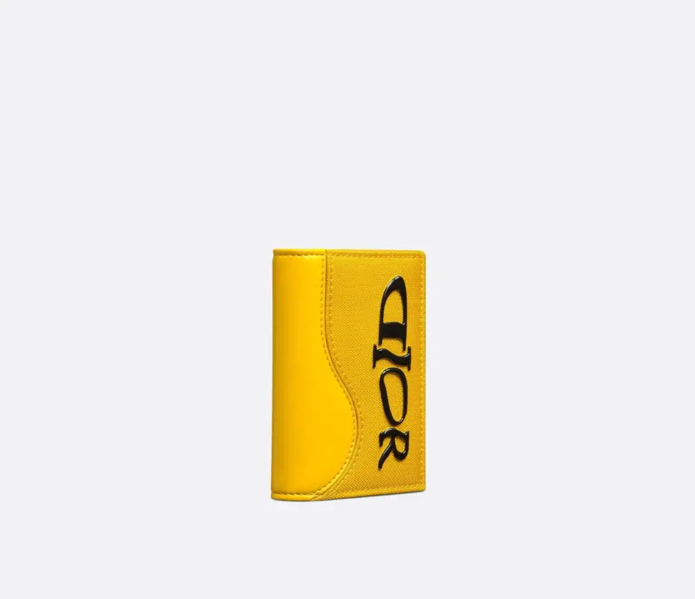 Alternative view of Ví Dior Lewis Hamilton Saddle Card Holder ‘Yellow’ 2ADCH169LWH-H20E