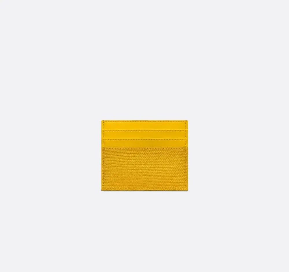 Ví Dior Lewis Hamilton Saddle Card Holder ‘Yellow’ 2ADCH164LWH-H20E - Ảnh 3