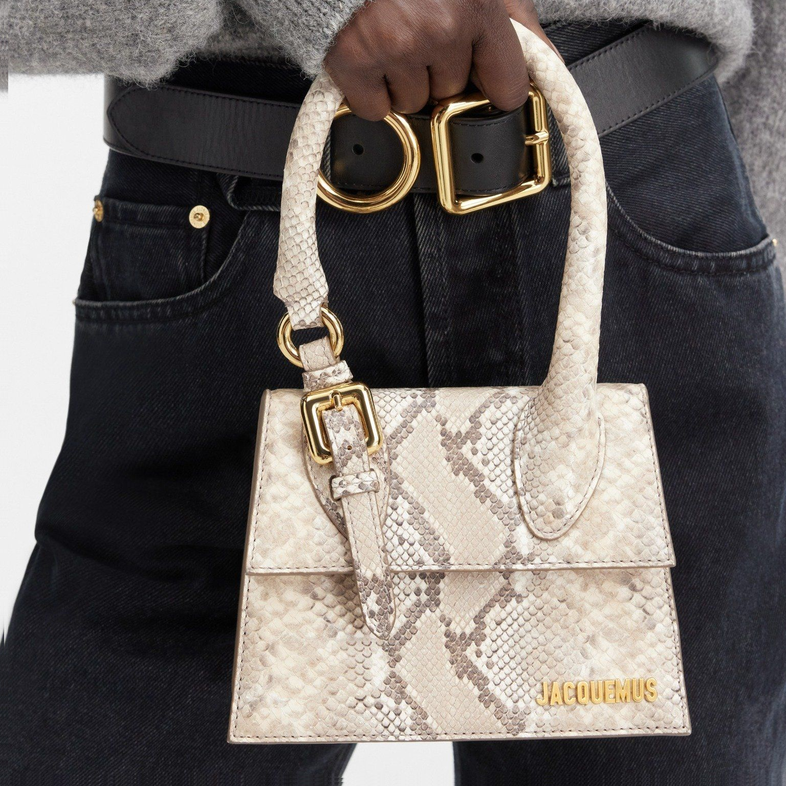 Túi Jacquemus Medium Chiquito ‘Beige’ 233BA327-4308-150 - Ảnh 2