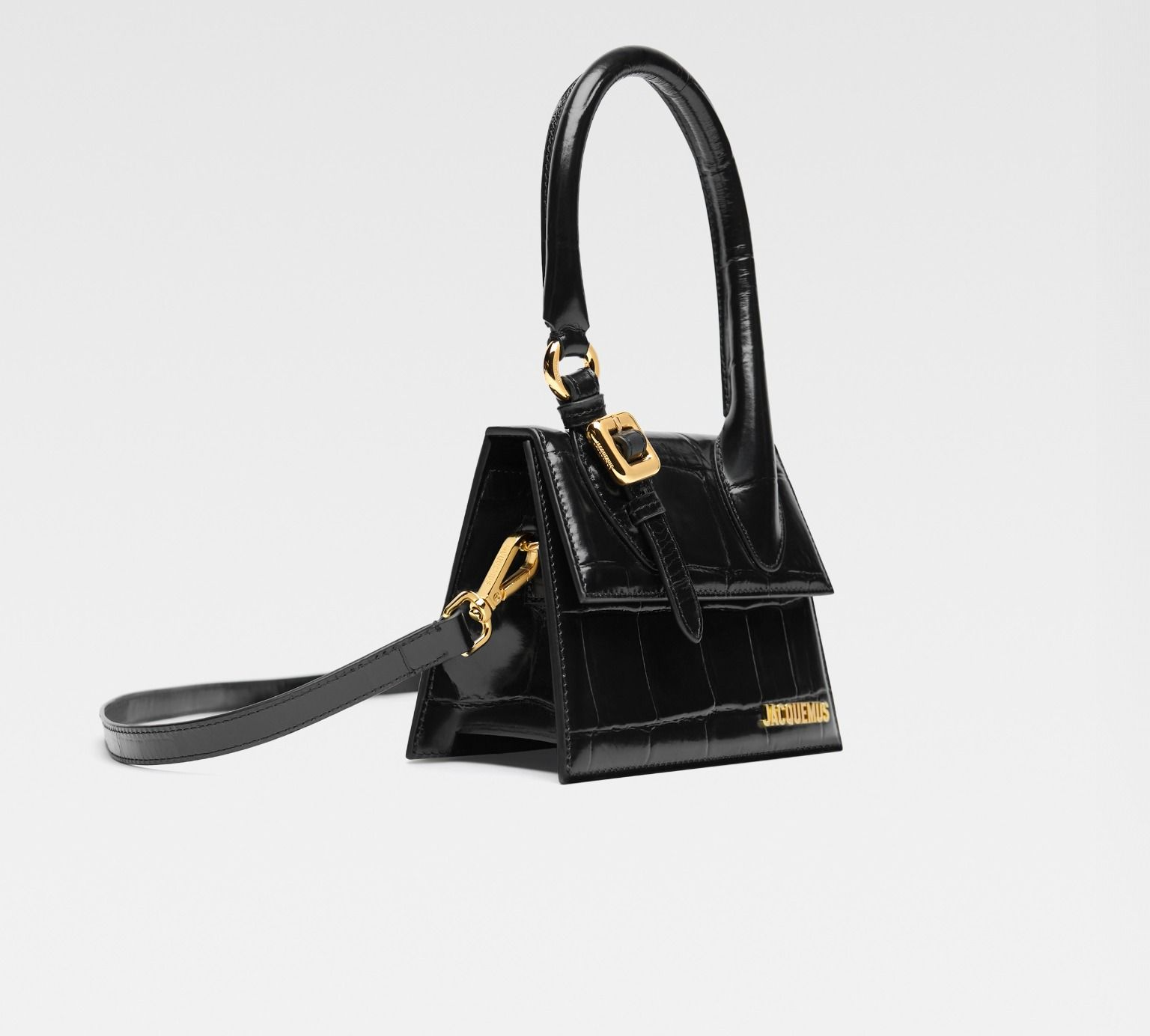 Túi Jacquemus Medium Chiquito ‘Black’ 233BA327-3164-990 - Ảnh 3