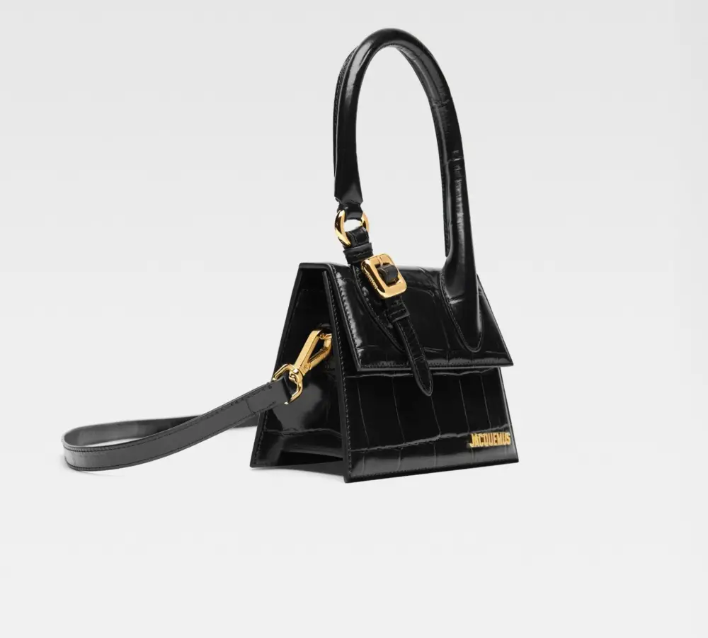 Túi Jacquemus Medium Chiquito ‘Black’ 233BA327-3164-990 - Ảnh 3
