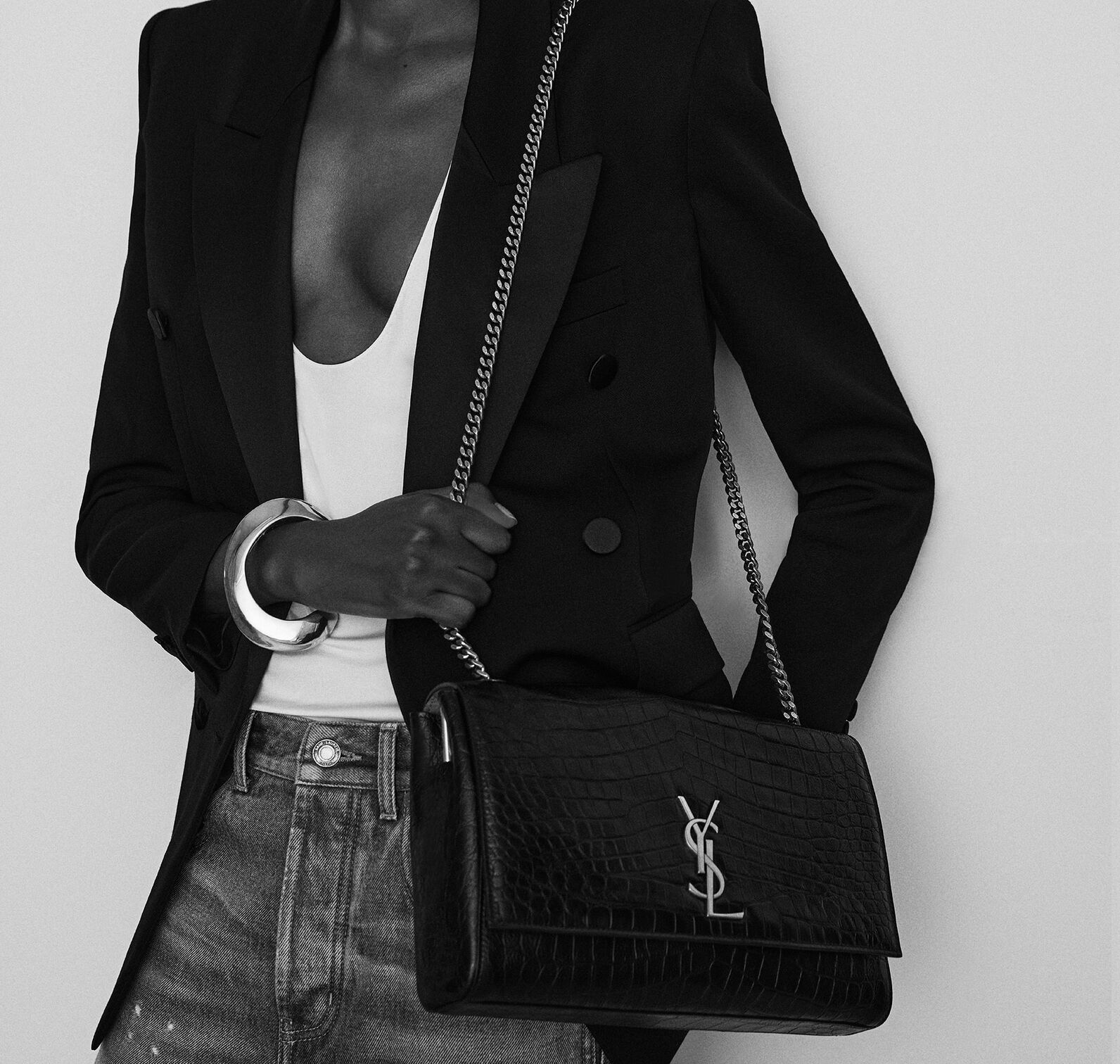 Alternative view of Túi Saint Laurent Reversible ‘Military Taupe’ 55380424O1W1062