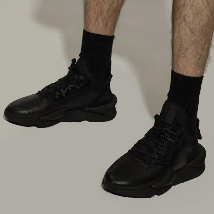 Giày Adidas Y-3 Kaiwa ‘Triple Black’ IE7255 - Ảnh 3