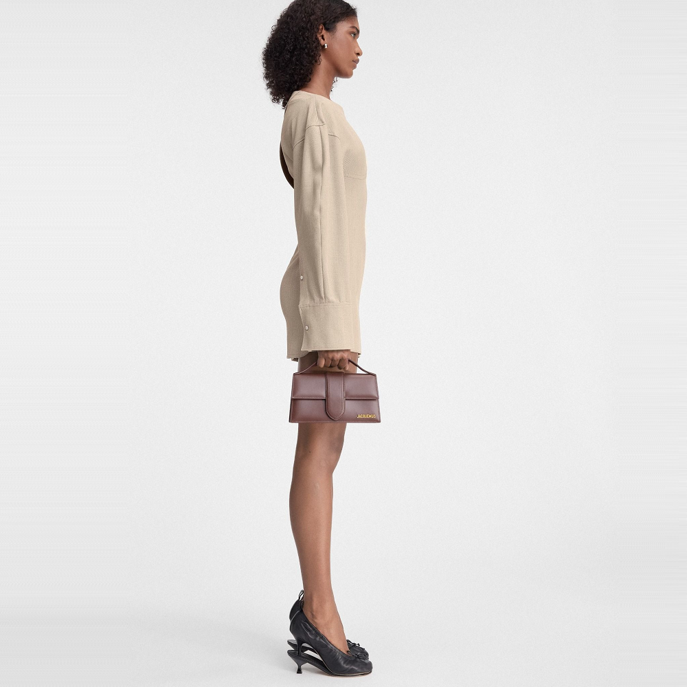 Alternative view of Túi Jacquemus Large Bambino ‘Brown’ 213BA007-3100-850