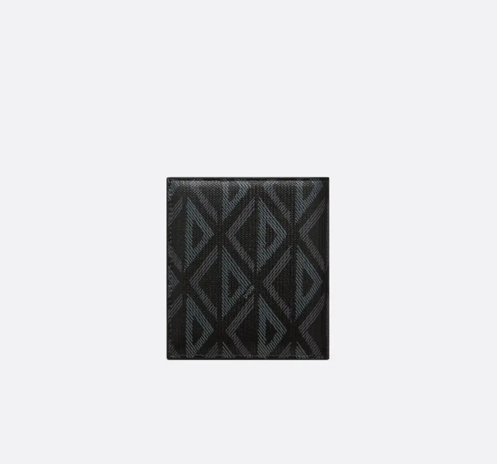 Ví Dior Vertical Bifold Wallet ‘Black’ 2ESBH072DCO-H43E - Ảnh 3