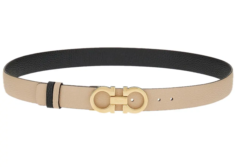 Thắt Lưng Salvatore Ferragamo Gancini Belt ‘Daino’ 23A565-759426