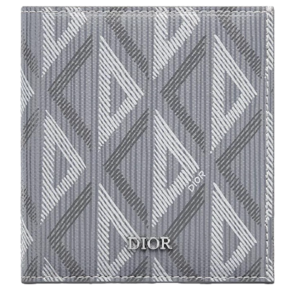 Ví Dior Vertical Bifold Wallet ‘Gray’ 2ESBH072DCO-H42E
