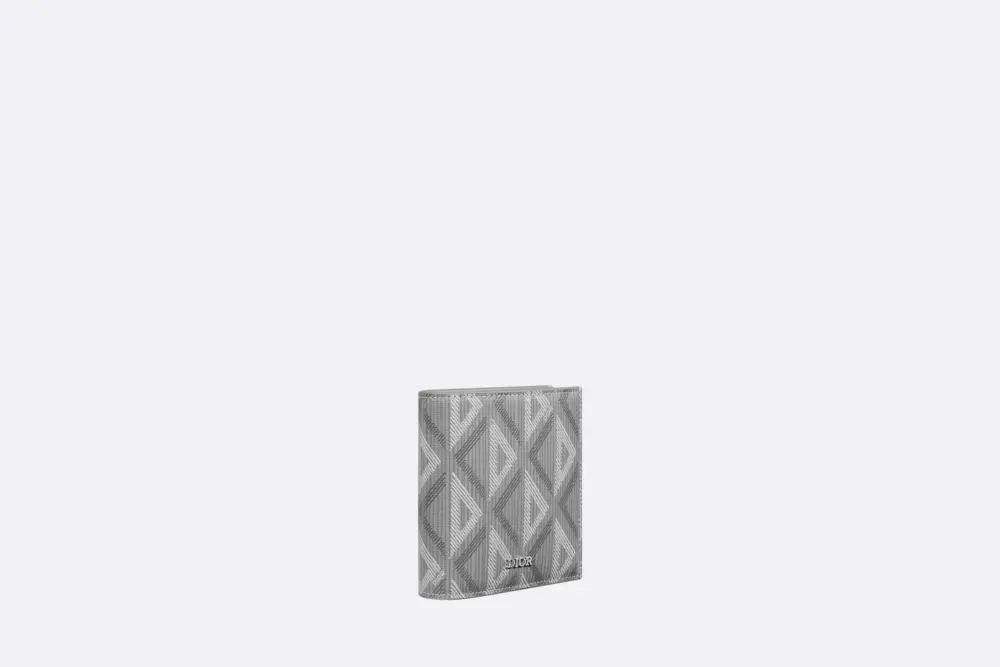 Ví Dior Compact Vertical Wallet ‘Gray’ 2ESBC072DCO-H42E - Ảnh 3