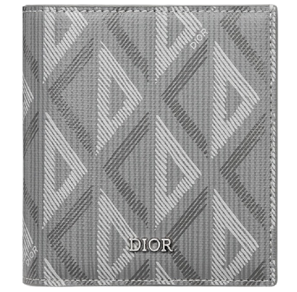 Ví Dior Compact Vertical Wallet ‘Gray’ 2ESBC072DCO-H42E