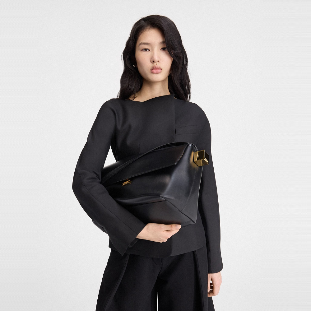 Túi Jacquemus Large Rond ‘Black’ 243BA384-3173-990 - Ảnh 2