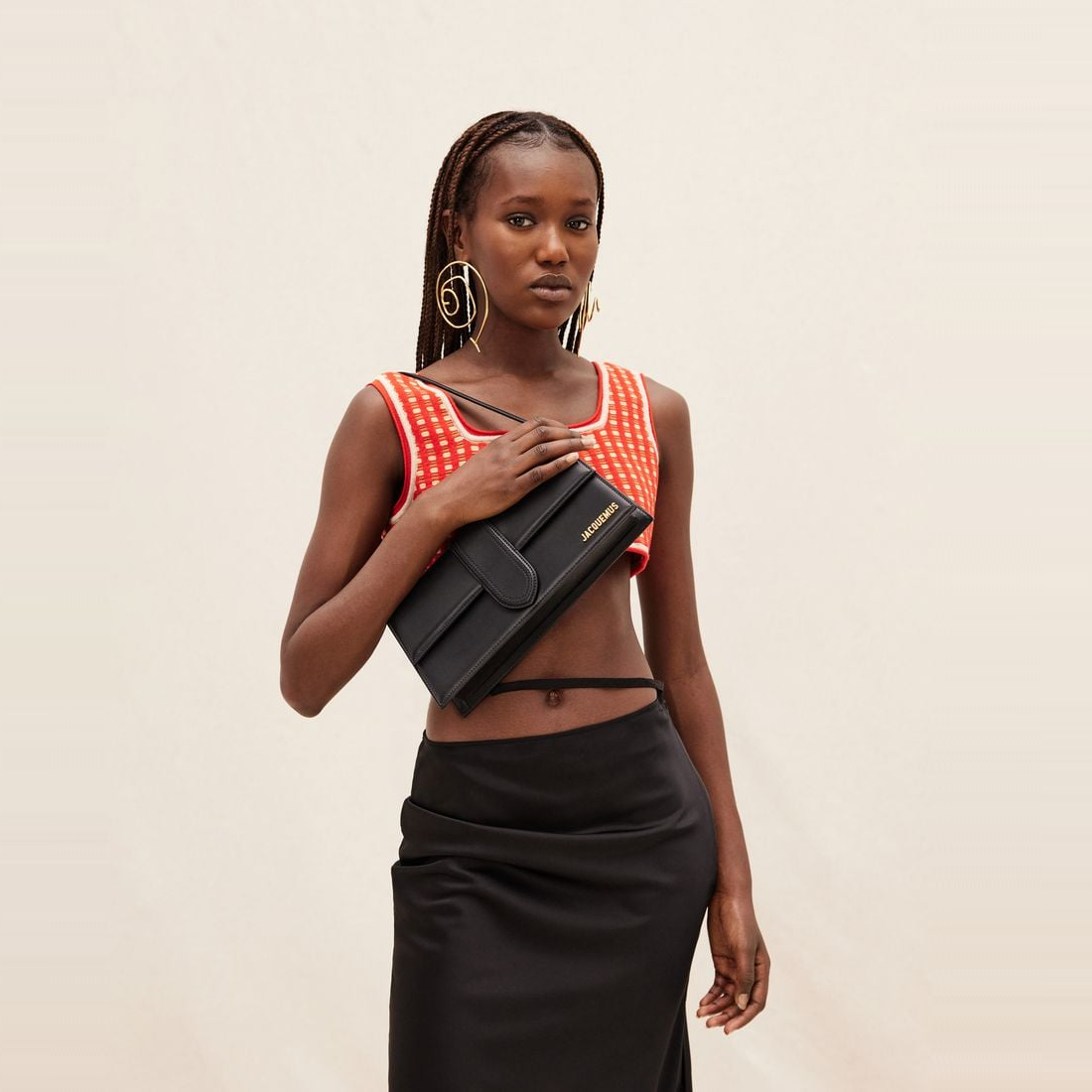 Alternative view of Túi Jacquemus Le Bambino Long ‘Black’ 221BA013-3060-990