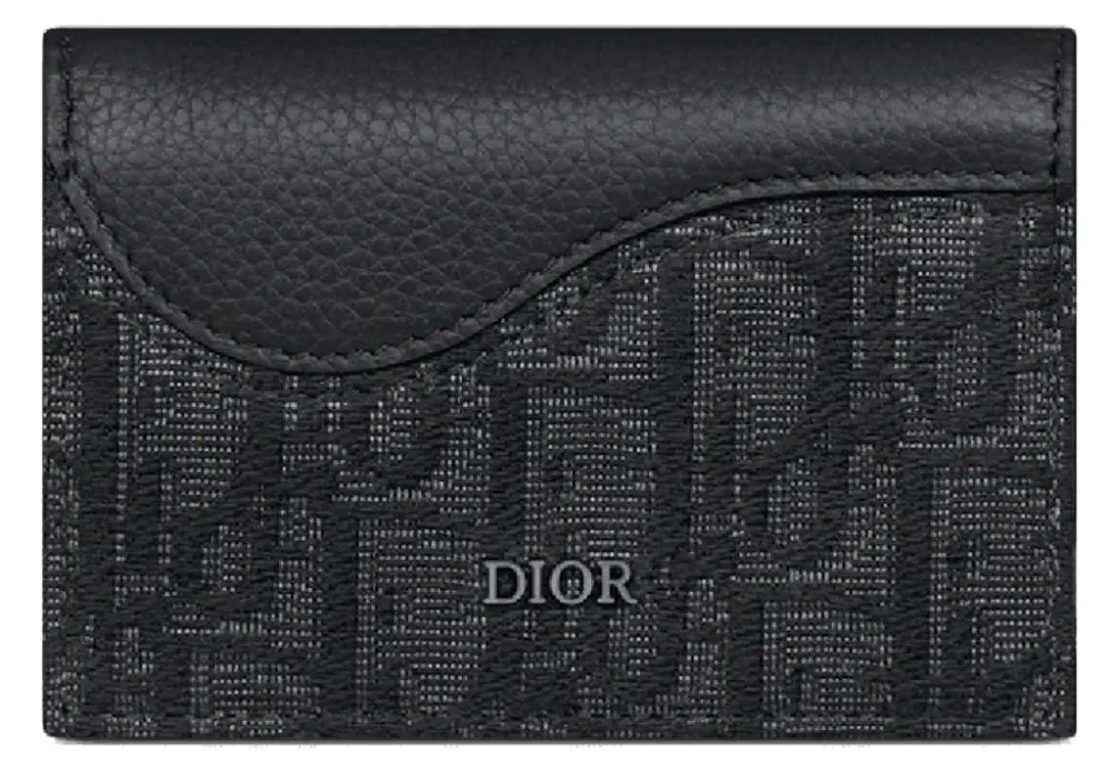 Ví Dior Saddle Business Card Holder ‘Black’ 2ADCH166YKS-H03E