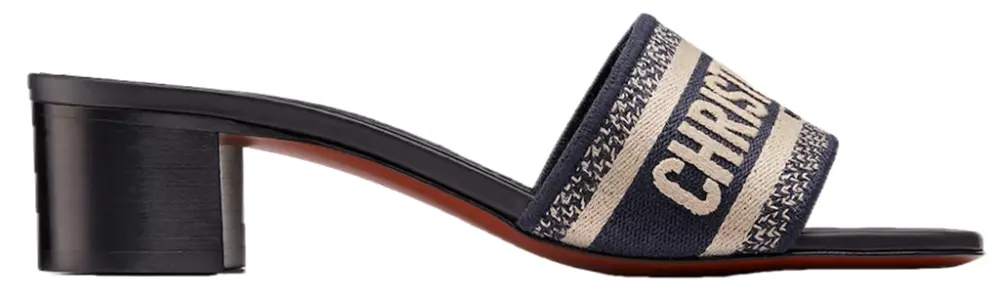Dép Dior Dway Heeled Slide ‘Blue’ KCQ244ERC-S56B