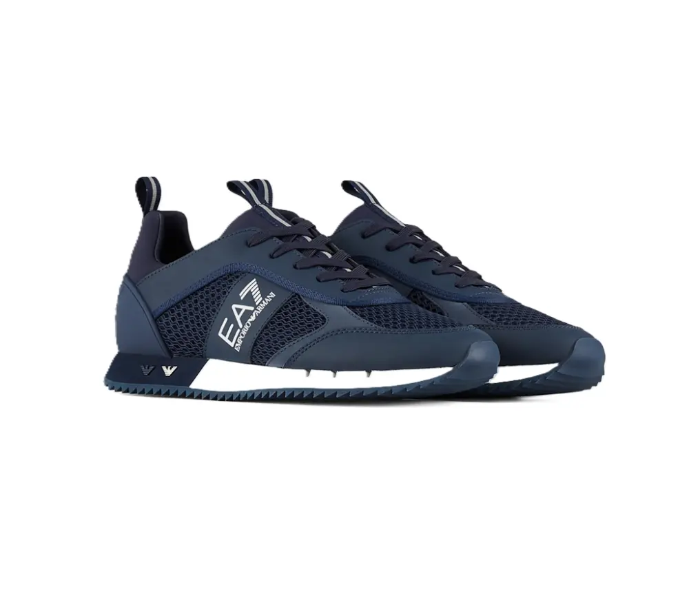Alternative view of Giày Armani Mesh Sneakers ‘Navy White’ X8X027XK0501D813