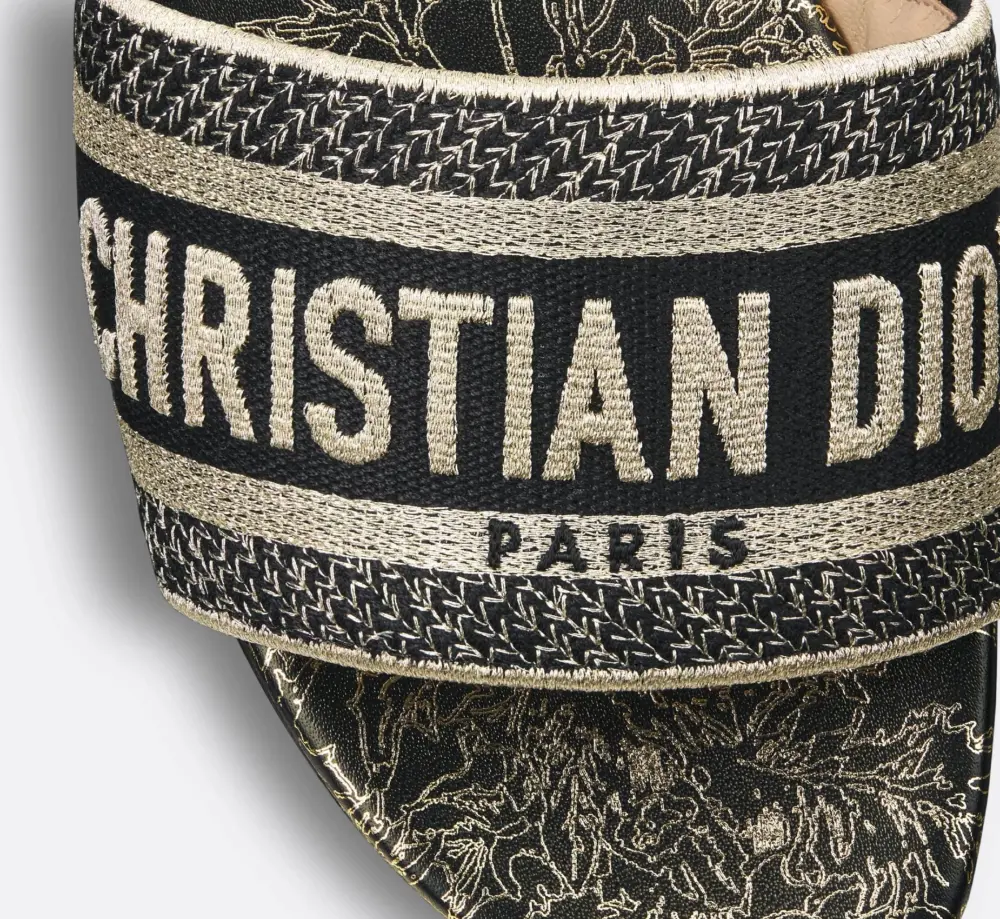 Alternative view of Dép Dior Dway Slide ‘Black’ KCQ209CDI-S21X