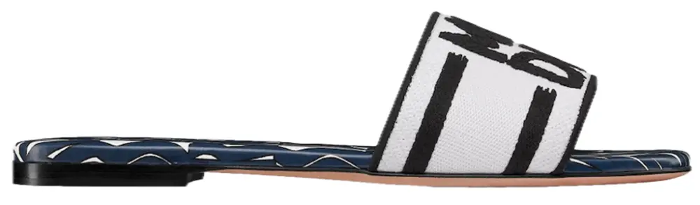 Dép Dior Dway Slide ‘Deep Blue’ KCO109EZO-S68B
