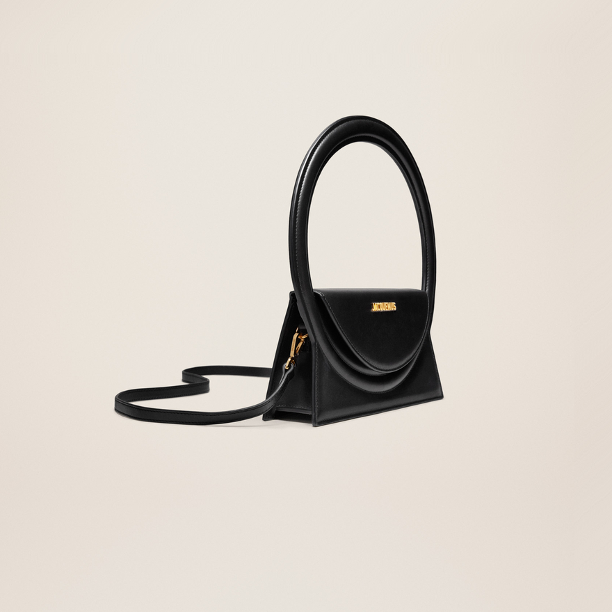 Túi Jacquemus Le Sac Rond ‘Black’ 221BA015-3060-990 - Ảnh 3