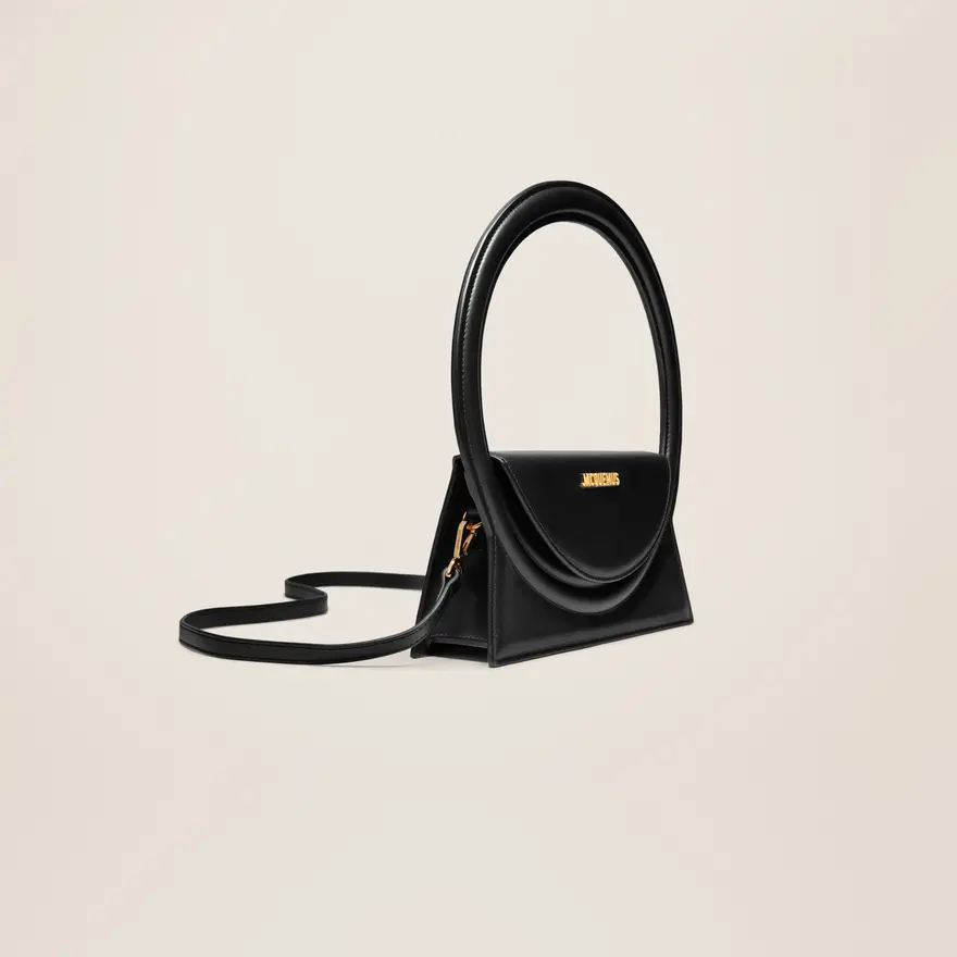 Túi Jacquemus Le Sac Rond ‘Black’ 221BA015-3060-990 - Ảnh 3
