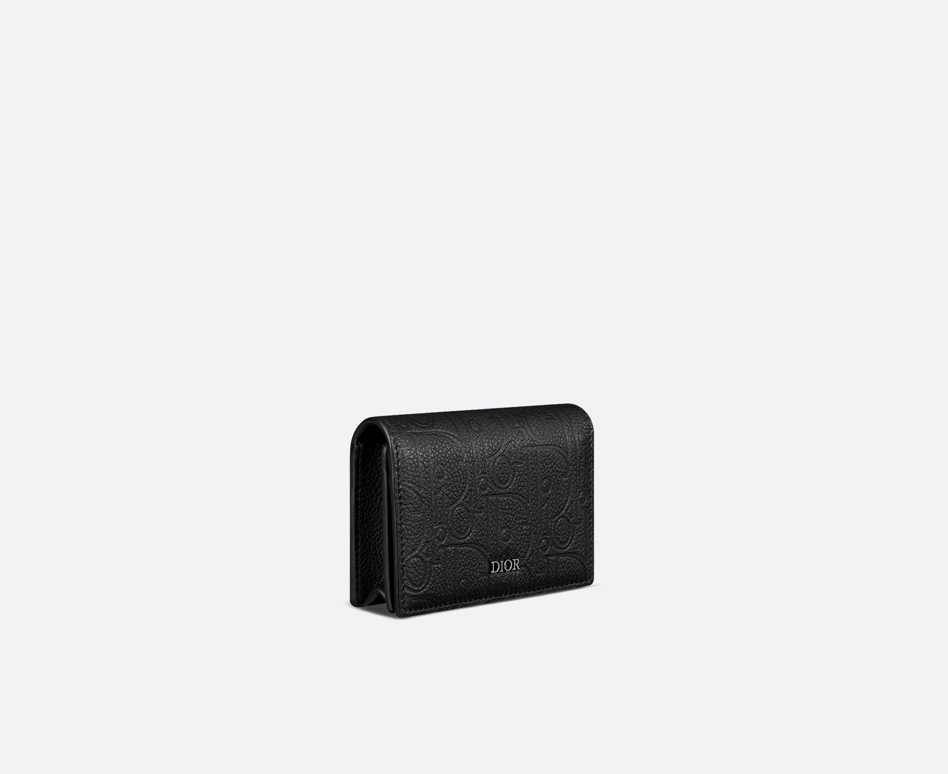 Alternative view of Ví Dior Business Card Holder ‘Black’ 2ESCH178FLG-H00N
