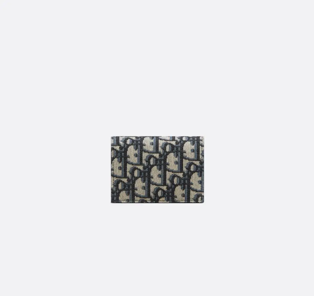 Ví Dior Business Card Holder ‘Beige’ 2ESCH178YSE-H05E - Ảnh 3