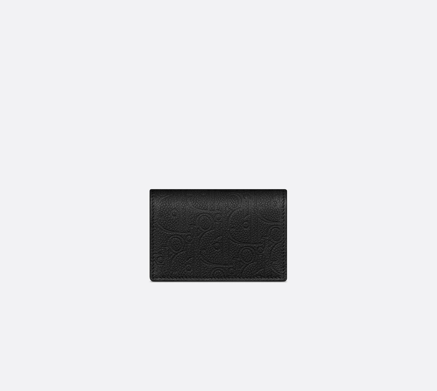 Ví Dior Business Card Holder ‘Black’ 2ESCH178FLG-H00N - Ảnh 3