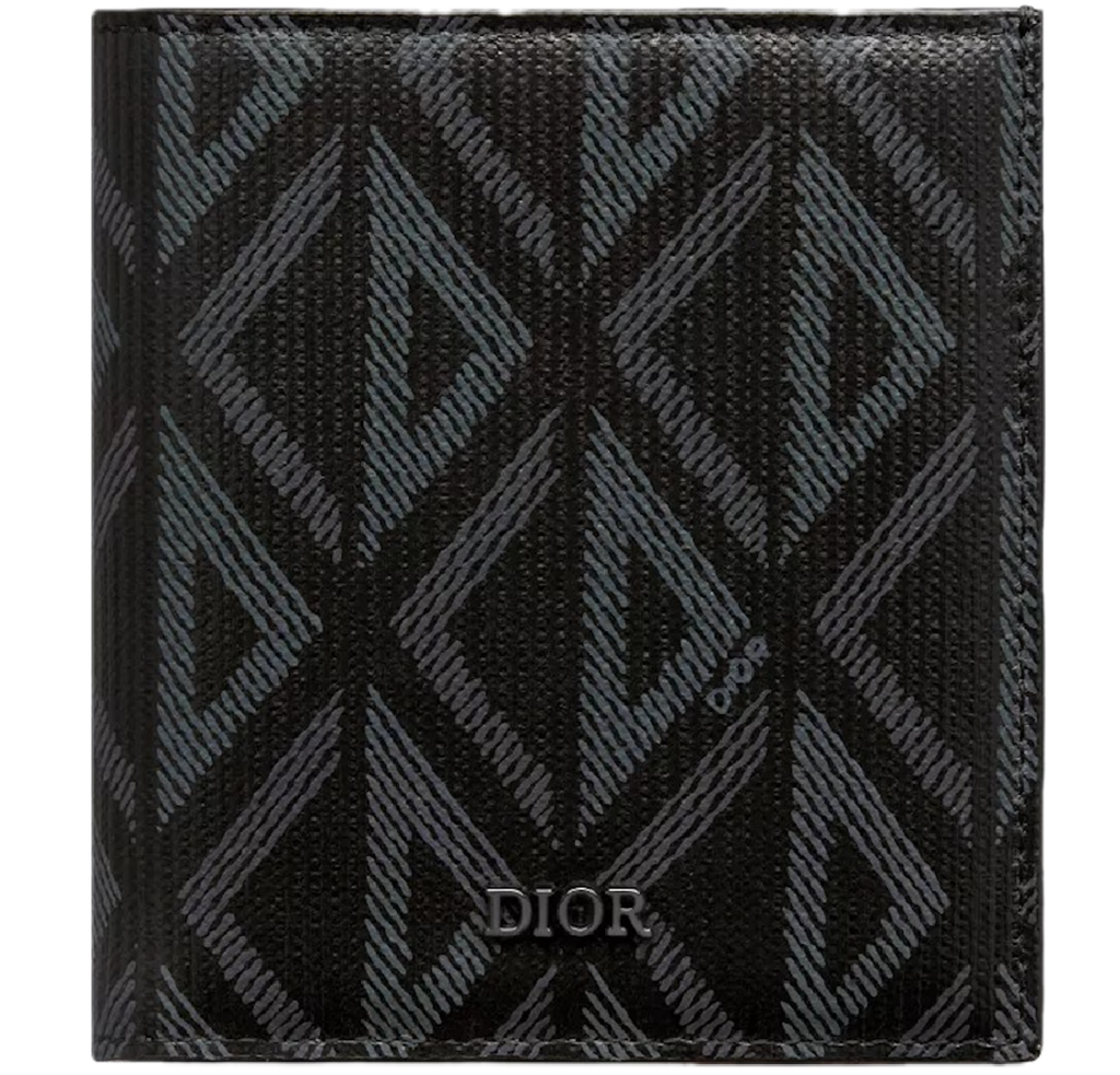 Ví Dior Vertical Bifold Wallet ‘Black’ 2ESBH072DCO-H43E