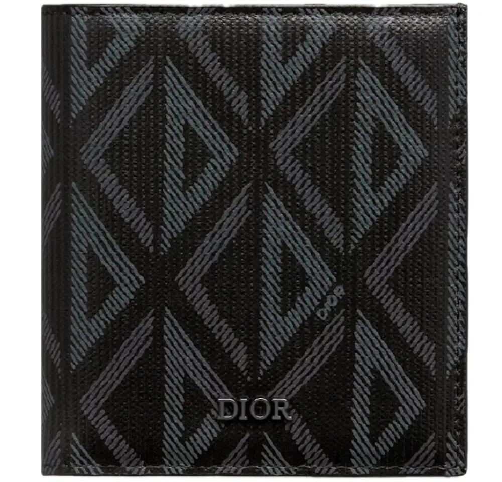 Ví Dior Vertical Bifold Wallet ‘Black’ 2ESBH072DCO-H43E