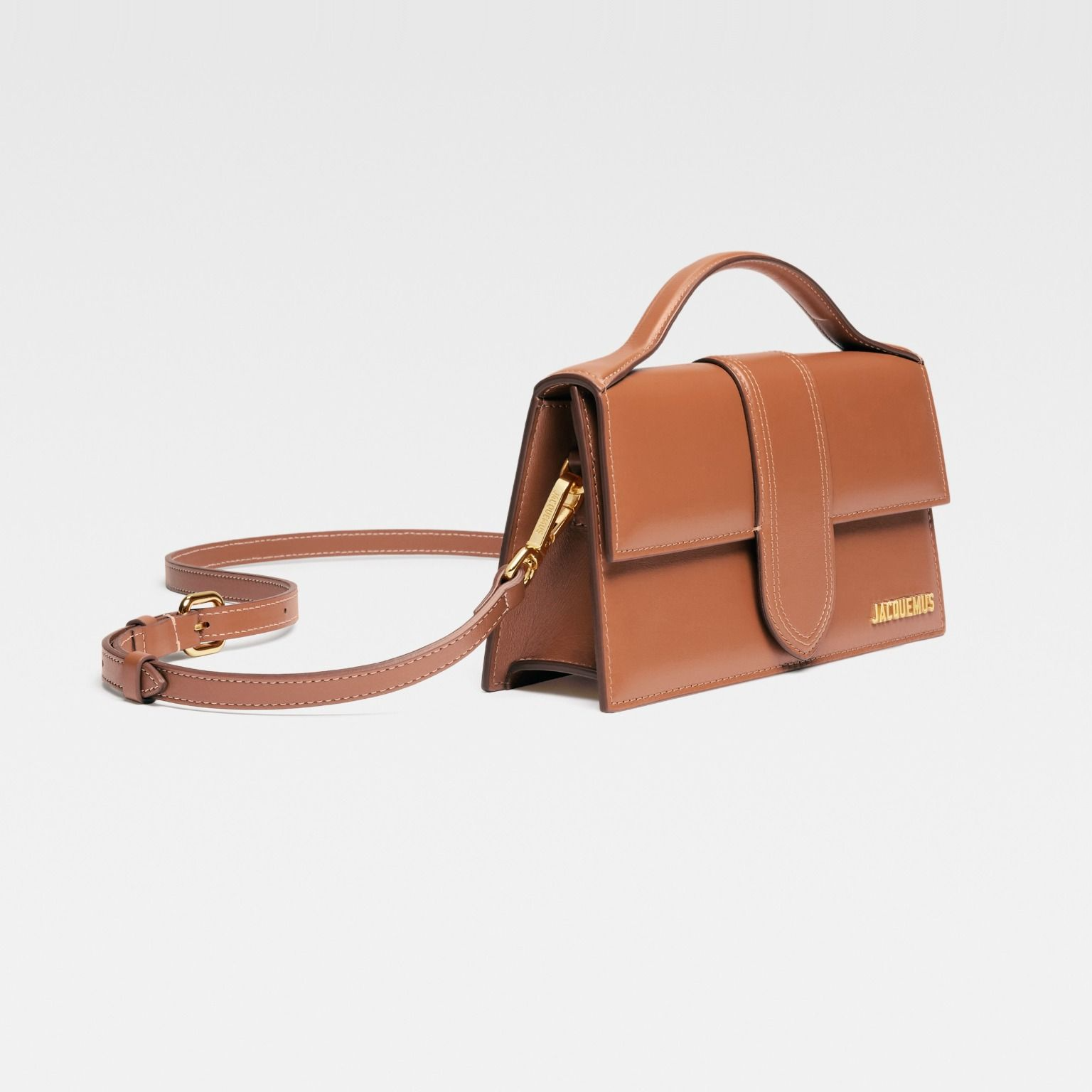 Túi Jacquemus Large Bambino ‘Brown’ 213BA007-3072-811 - Ảnh 3
