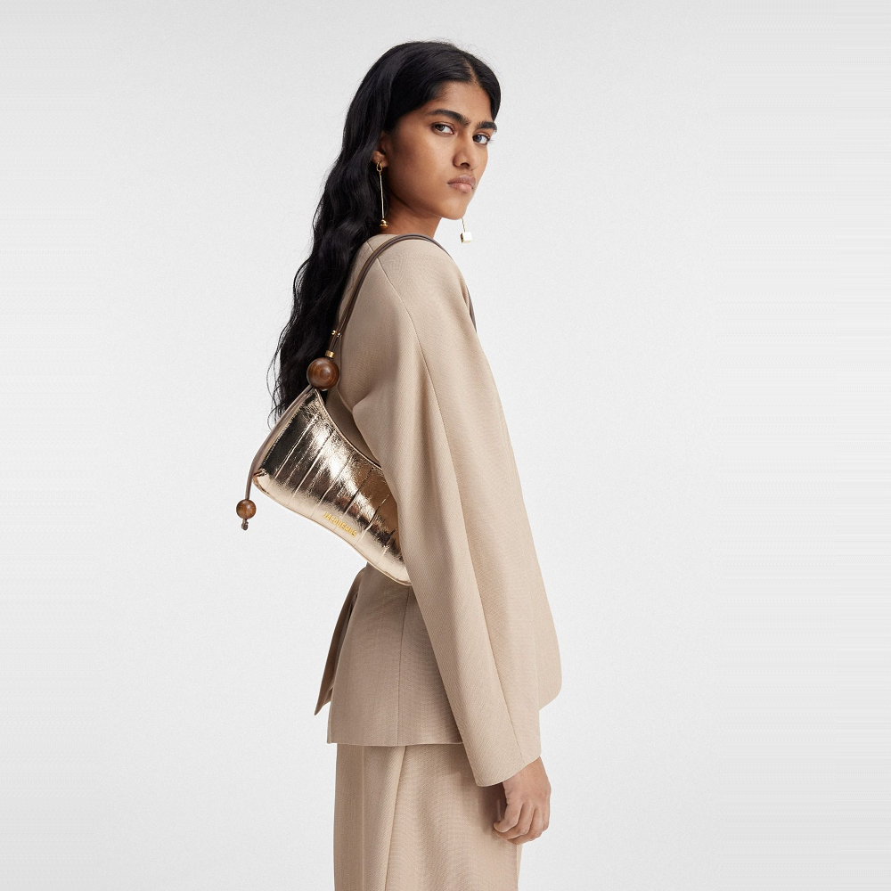 Túi Jacquemus The Bisou Perle ‘Gold’ 231BA057-3169-280 - Ảnh 2