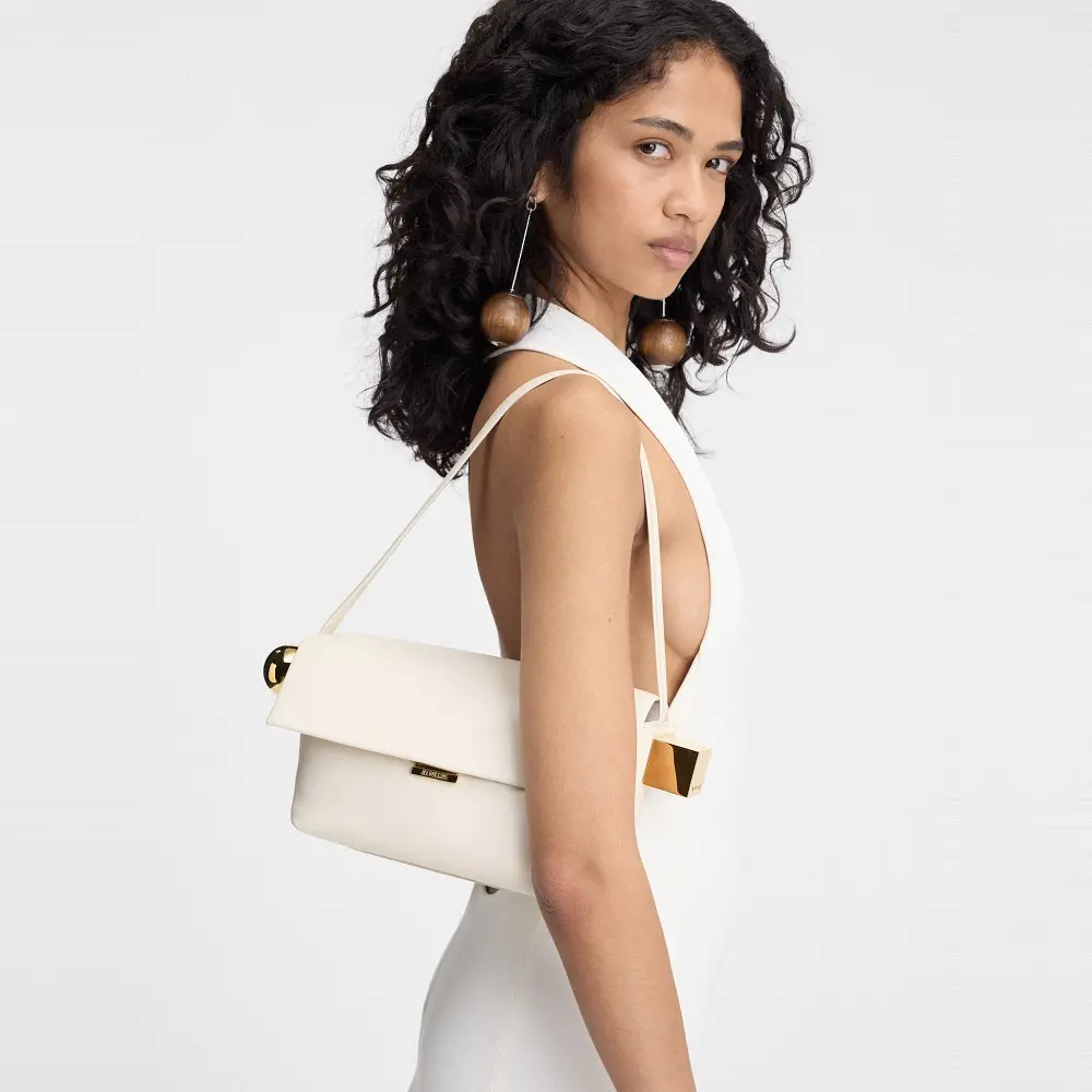 Alternative view of Túi Jacquemus The Rond ‘Ivory’ 243BA383-3171-115