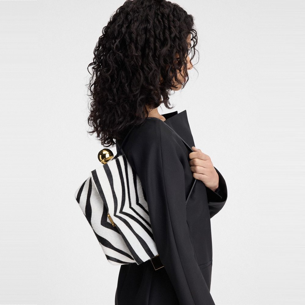 Túi Jacquemus The Rond Carré ‘Zebra’ 243BA383-3209-9DZ - Ảnh 2