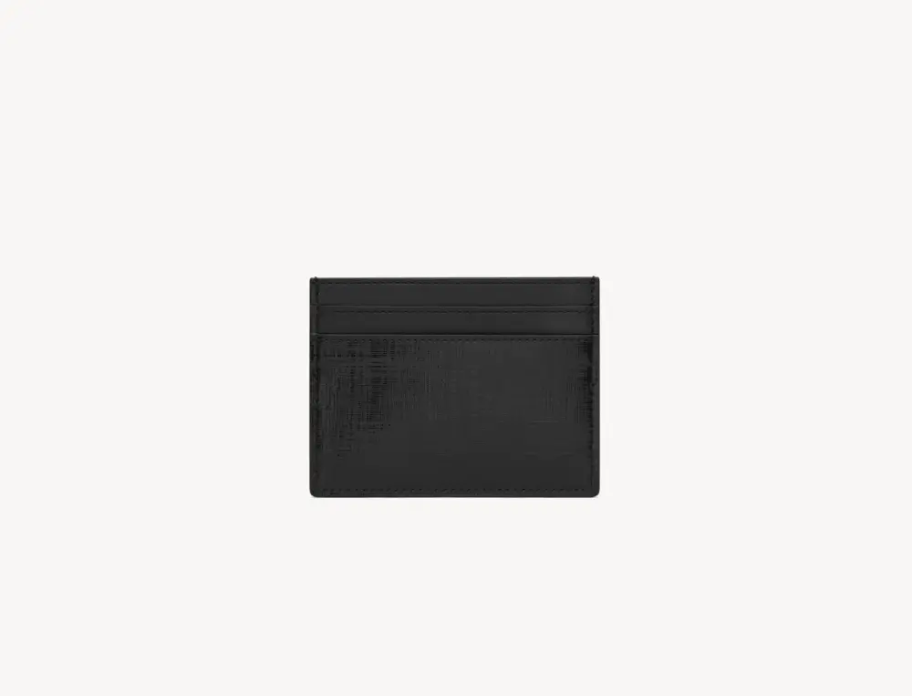 Alternative view of Ví Saint Laurent Paris Card Case ‘Black’ 375946AAC691000