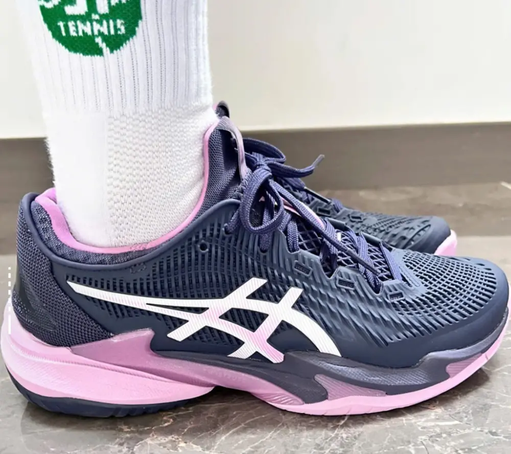 Alternative view of Giày Asics Court FF 3 ‘Indigo Fog & White’ 1042A220-500