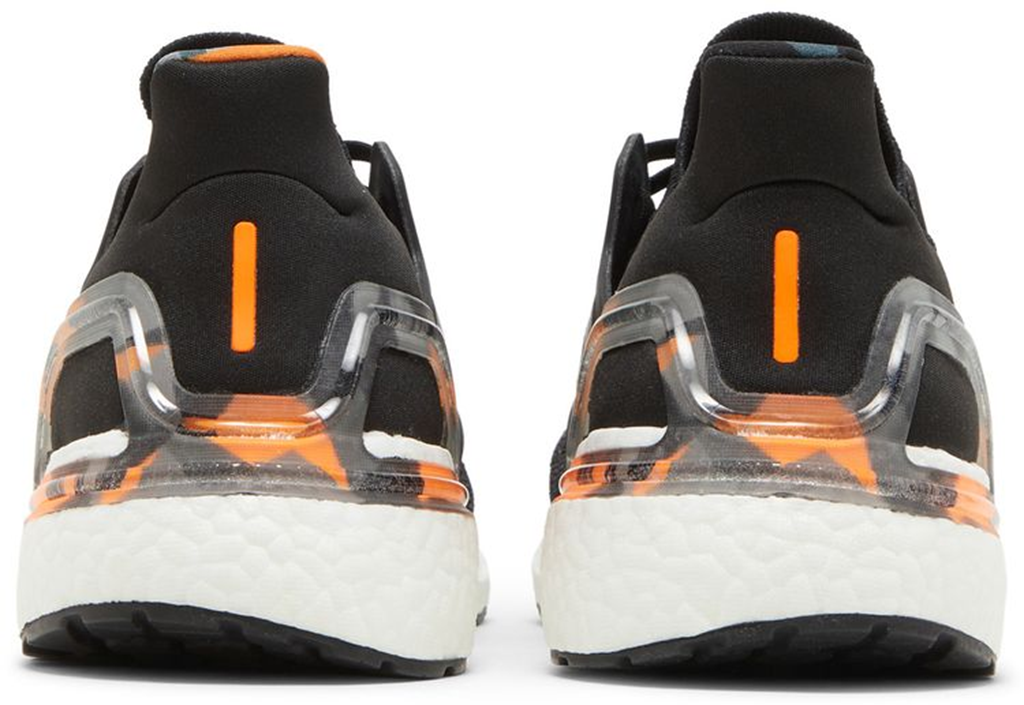 Alternative view of Giày Adidas UltraBoost 20 ‘Black Signal Orange Camo’ H67280