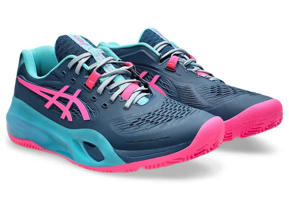 Giày Asics Gel-Resolution x Padel ‘Mako Blue Hot Pink’ 1041A492-400 - Ảnh 5