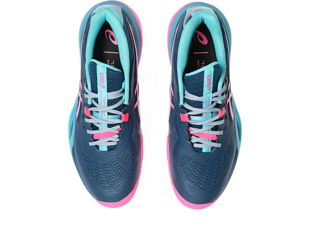 Alternative view of Giày Asics Gel-Resolution x Padel ‘Mako Blue Hot Pink’ 1041A492-400