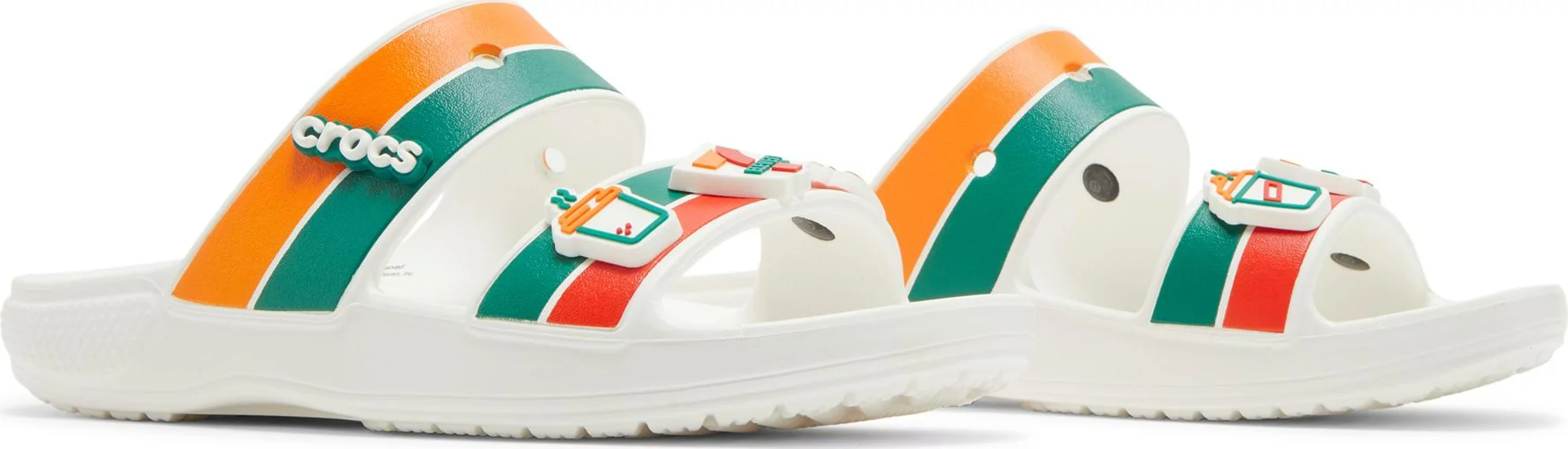 Alternative view of Dép Crocs 7-Eleven x Classic Sandal ‘White’ 208271-100