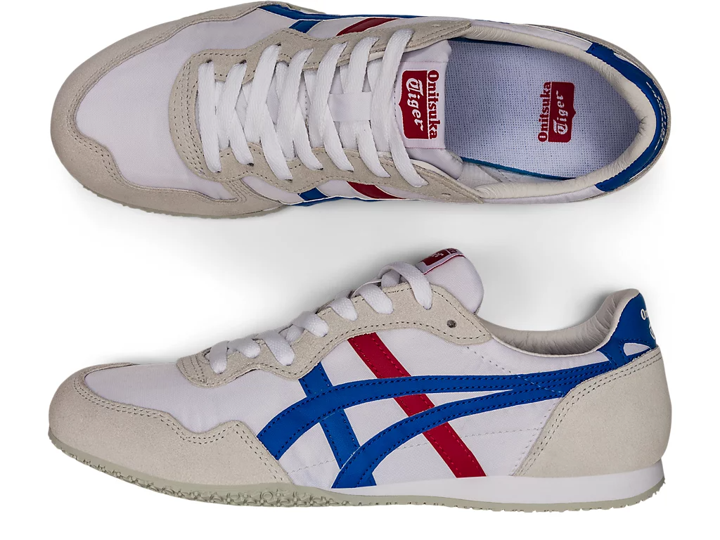 Giày Onitsuka Tiger Serrano ‘White Blue’ 1183B400-100 - Ảnh 6